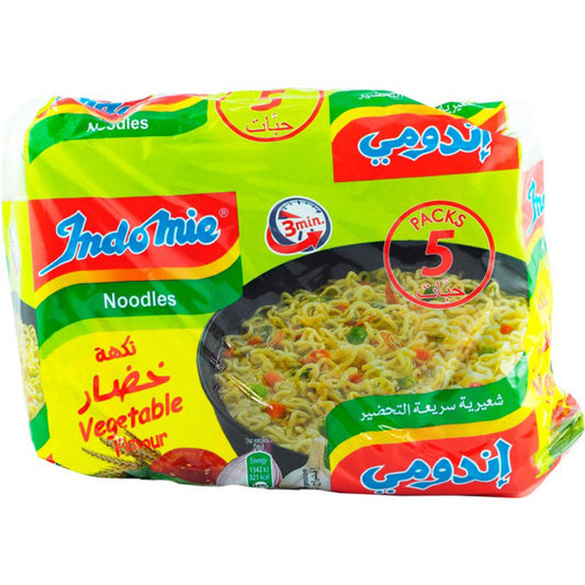 Indomie noodles vegetable flavour 5pk