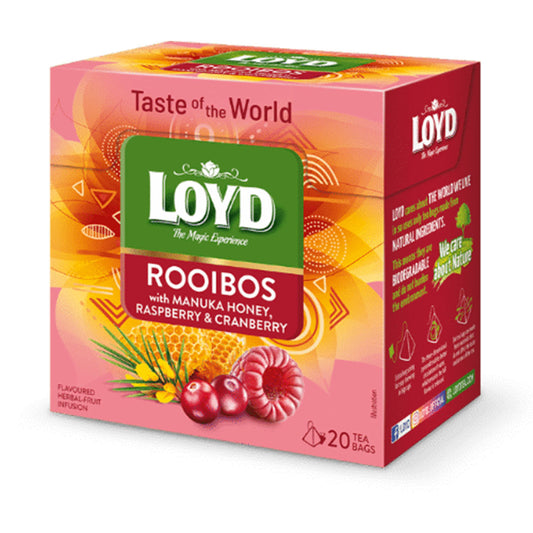 Loyd tea - Honey, Rasberry & Cranberry 20 bags