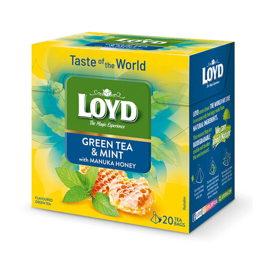 Loyd tea - Green Tea & Mint With Honey 20 bags