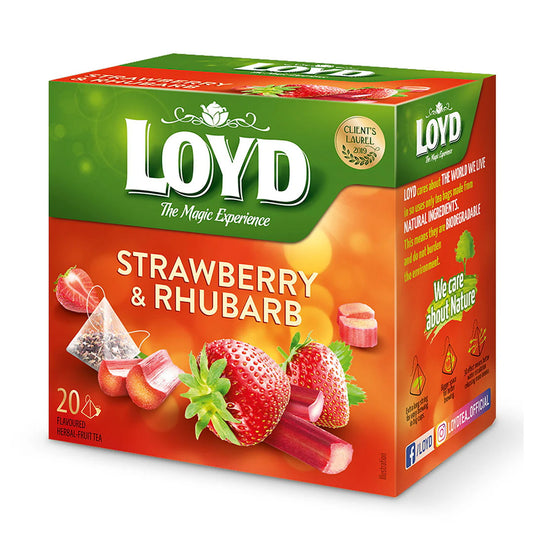 Loyd tea - Strawberry & Rhubarb 20 bags
